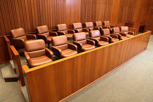 courtroom jury box